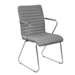 TASK CF Grey Office Chair Discover comfort and style with the TASK CF Grey office chair! Ideal for long meetings, this chair combines chrome metal legs with eco-leather upholstery. Perfect for any office. Also available in other colors. Enhance your office experience!