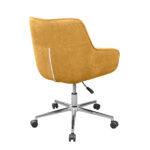 Office Armchair 21105a-F Mustard Velvet - Image 4