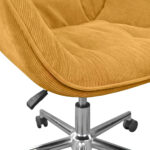 Office Armchair 21105a-F Mustard Velvet - Image 5
