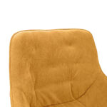 Office Armchair 21105a-F Mustard Velvet - Image 7