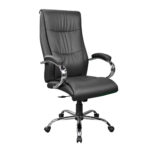Office Armchair 2162B-X Black Discover the 2162B-X Black office chair, a modern and elegant choice for offices. With a plywood design and eco-leather upholstery, it offers comfort and sustainability. The chrome base and swivel wheels ensure mobility and stability. Adjust the height for optimal comfort!
