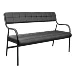 Bench N-13 Black Discover the N-13 Black Bench, an elegant and comfortable piece, perfect for offices and waiting areas. With a durable construction of plywood, plastic, and metal, and upholstery made from eco-leather, this bench provides comfort and style in any space.