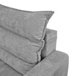 Leo Grey Extendable Sofa - Image 5