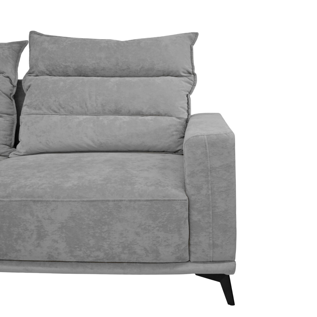 Leo Grey Extendable Sofa - Image 3
