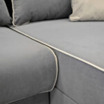 Sicily Grey Extendable Sofa - Image 3