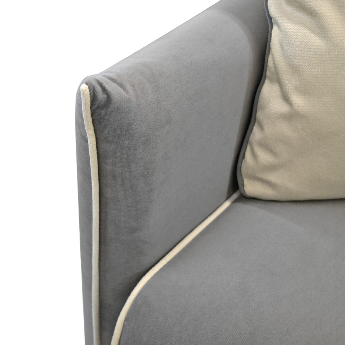 Sicily Grey Extendable Sofa - Image 4