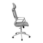 Office Armchair F-20141 B Grey + Grey Frame - Image 3