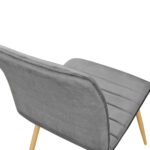 Ariel Grey Chair (Hlr21) Velvet/Transprint Legs - Image 7