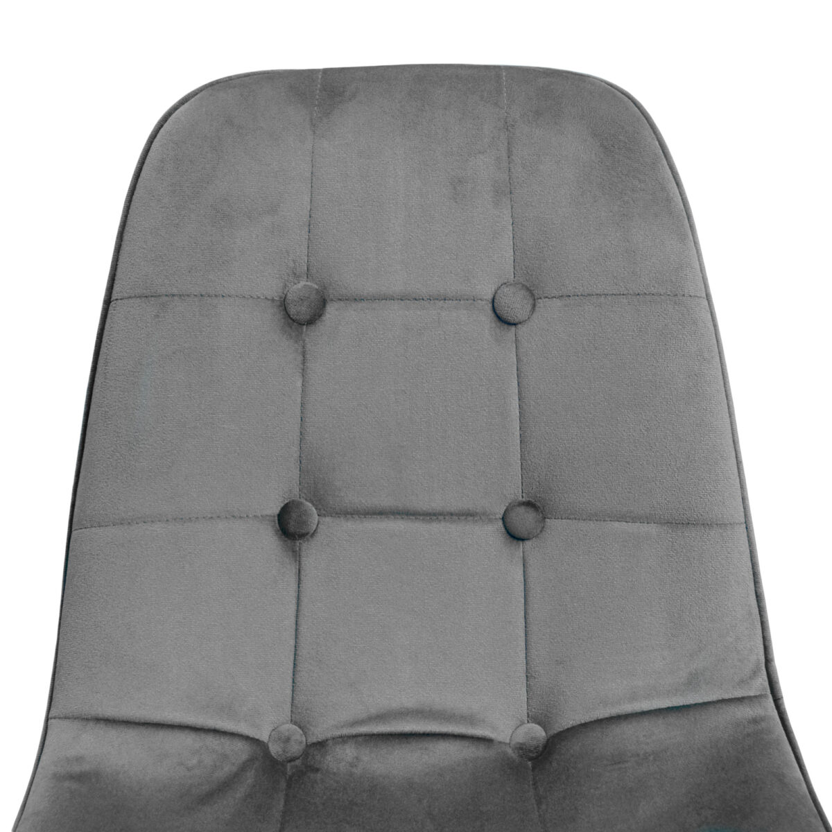 Chair M-01-3 (Hlr-21) Velvet Dark Grey + Black Legs - Image 8