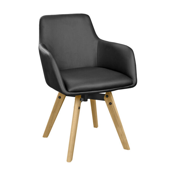 Y-884 Black PU Chair