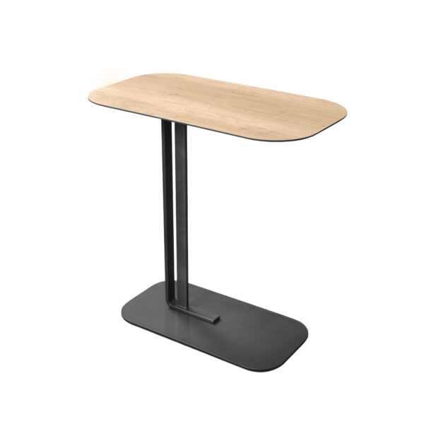 Notebook Table Taro Discover the Taro Notebook Table, an ideal solution for a comfortable working space at home or in the office. With a sturdy metal frame and a scratch-resistant HPL top, it is perfect for limited spaces. Ideal for laptops, it easily integrates into any decor!