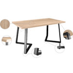 FRIDA Table Sonoma+Black Legs 150×80 - Image 11