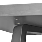 FRIDA Table Black Marble + Black Legs 150×80 - Image 9