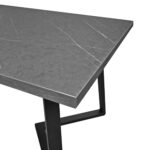 FRIDA Table Black Marble + Black Legs 180×90 - Image 7