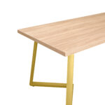 FRIDA Table Sonoma+Golden Legs 150×80 - Image 8