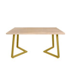 FRIDA Table Sonoma+Golden Legs 150×80 - Image 5