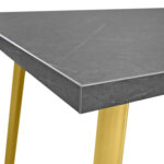 FRIDA Table Black Marble + Golden Legs 180×90 - Image 9