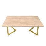 FRIDA Table Sonoma + Golden Legs 180×90 - Image 6