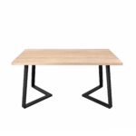 FRIDA Table Sonoma+Black Legs 150×80 - Image 5