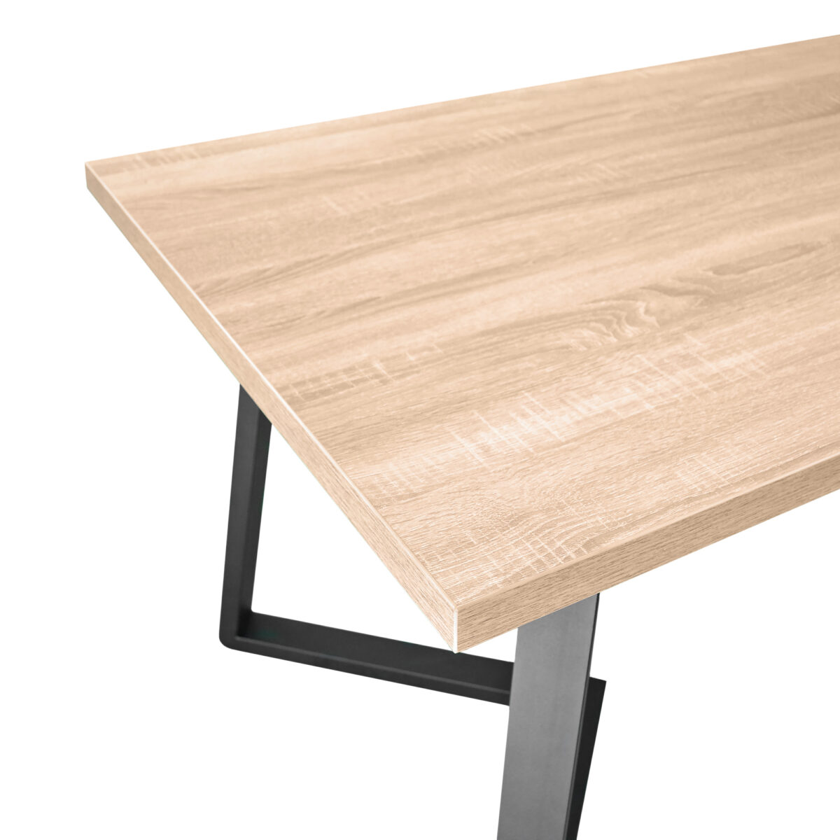 FRIDA Table Sonoma+Black Legs 150×80 - Image 6