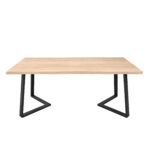 Masă FRIDA Sonoma+Black Legs 180×90 — изображение 5