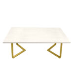 FRIDA Table Silk + Golden Legs 180×90 - Image 6