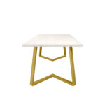FRIDA Table Silk + Golden Legs 180×90 - Image 7