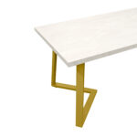 FRIDA Table Silk + Golden Legs 180×90 - Image 8