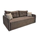 Smart Brown Extendable Sofa - Image 2