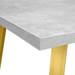 FRIDA Table Concrete+Golden Legs 150×80 - Image 9