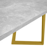 FRIDA Table Concrete+Golden Legs 150×80 - Image 10