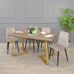 FRIDA Colonial Table + Golden Legs 150×80 - Image 2