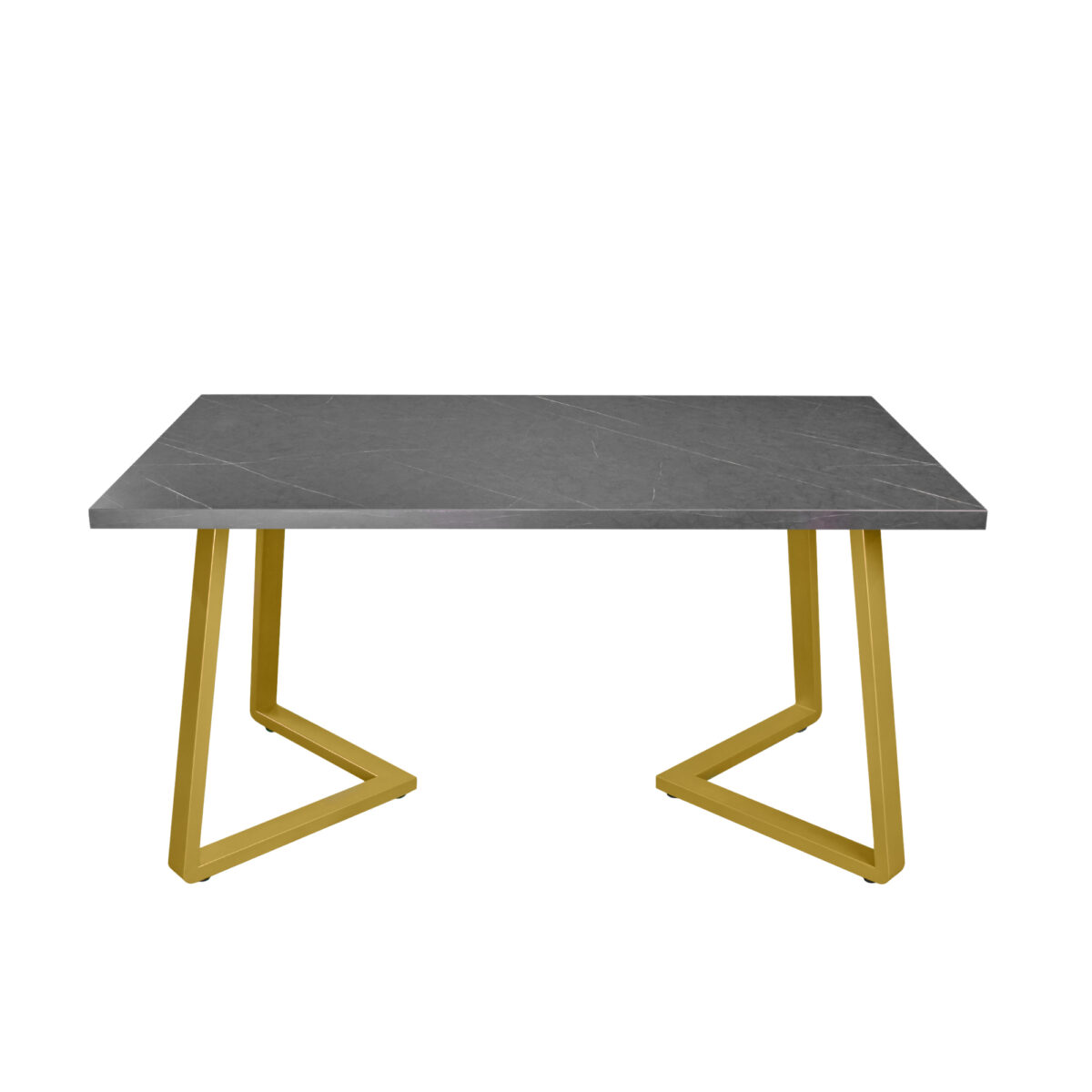 FRIDA Table Black Marble + Golden Legs 150×80 - Image 5