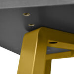 FRIDA Table Black Marble + Golden Legs 150×80 - Image 11