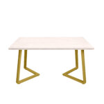 FRIDA Table Silk + Golden Legs 150×80 - Image 5