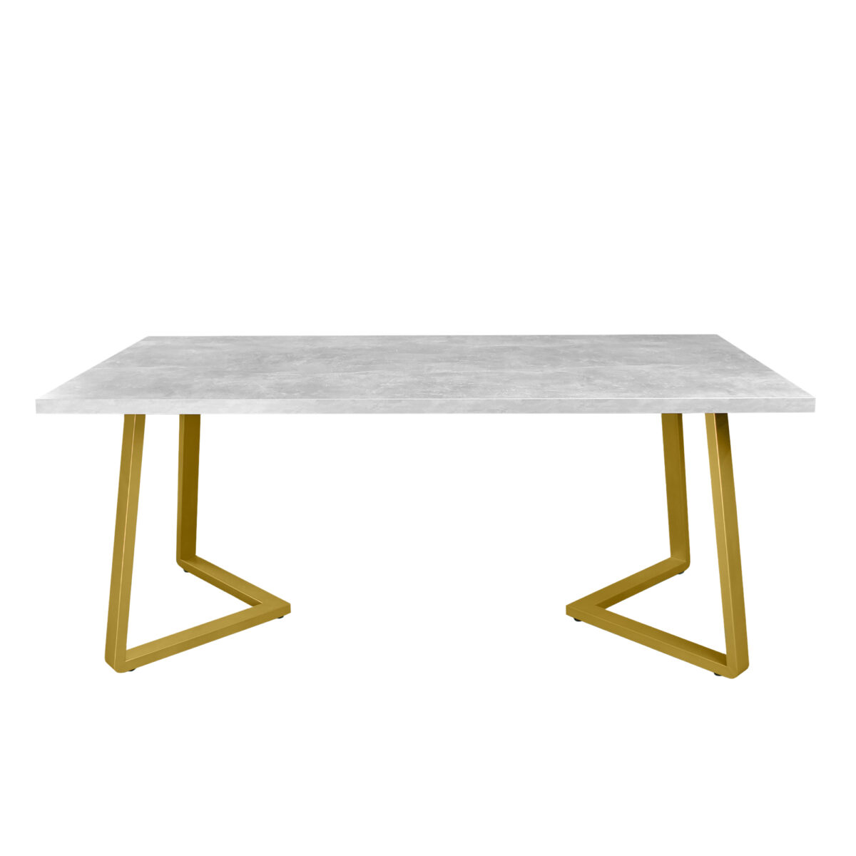 FRIDA Table Concrete + Golden Legs 180×90 - Image 5