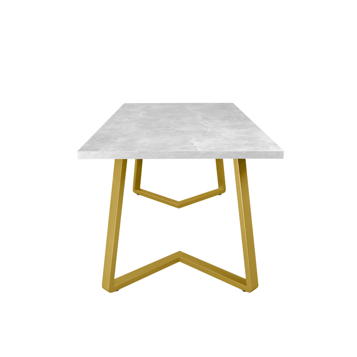 FRIDA Table Concrete + Golden Legs 180×90 - Image 7