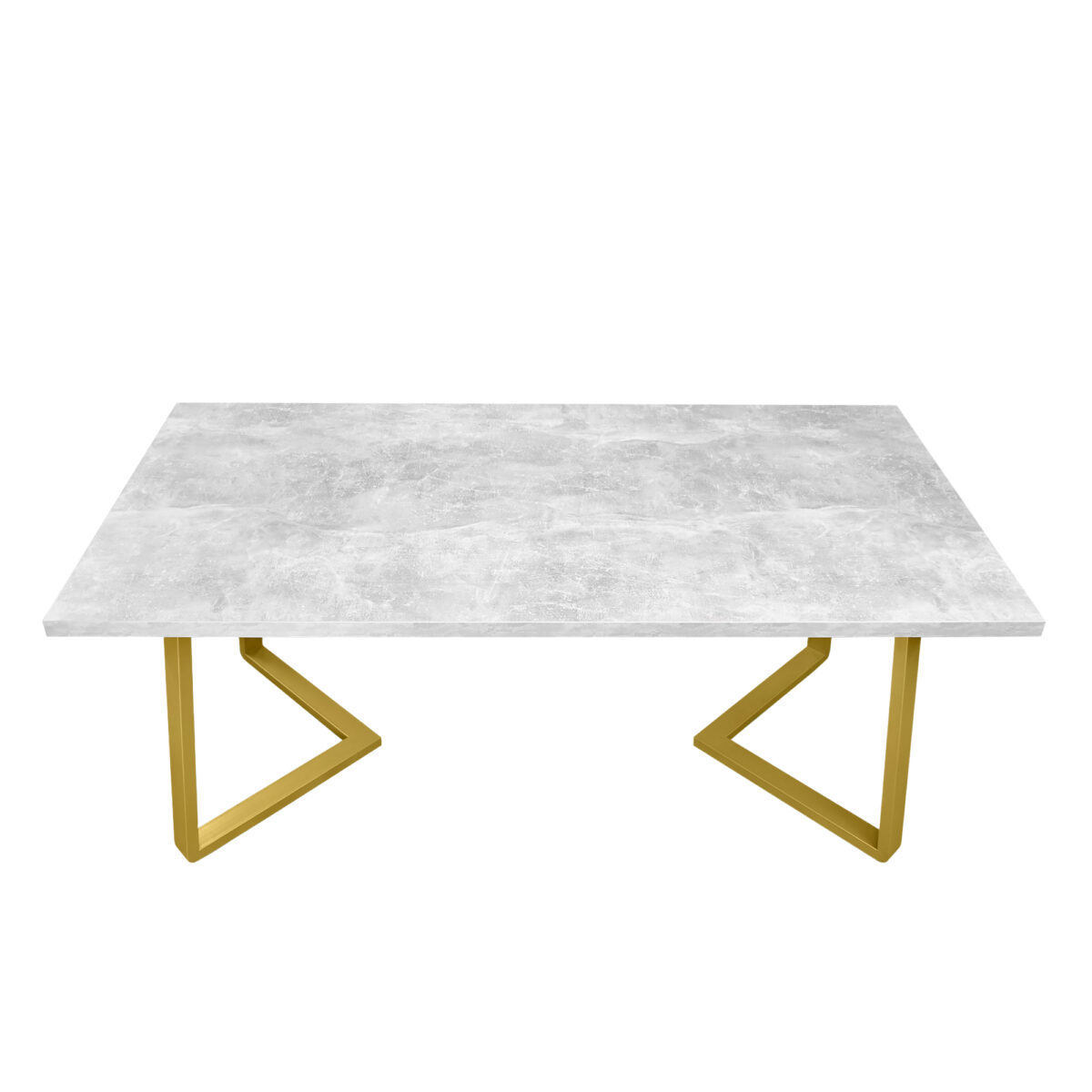 FRIDA Table Concrete + Golden Legs 180×90 - Image 6