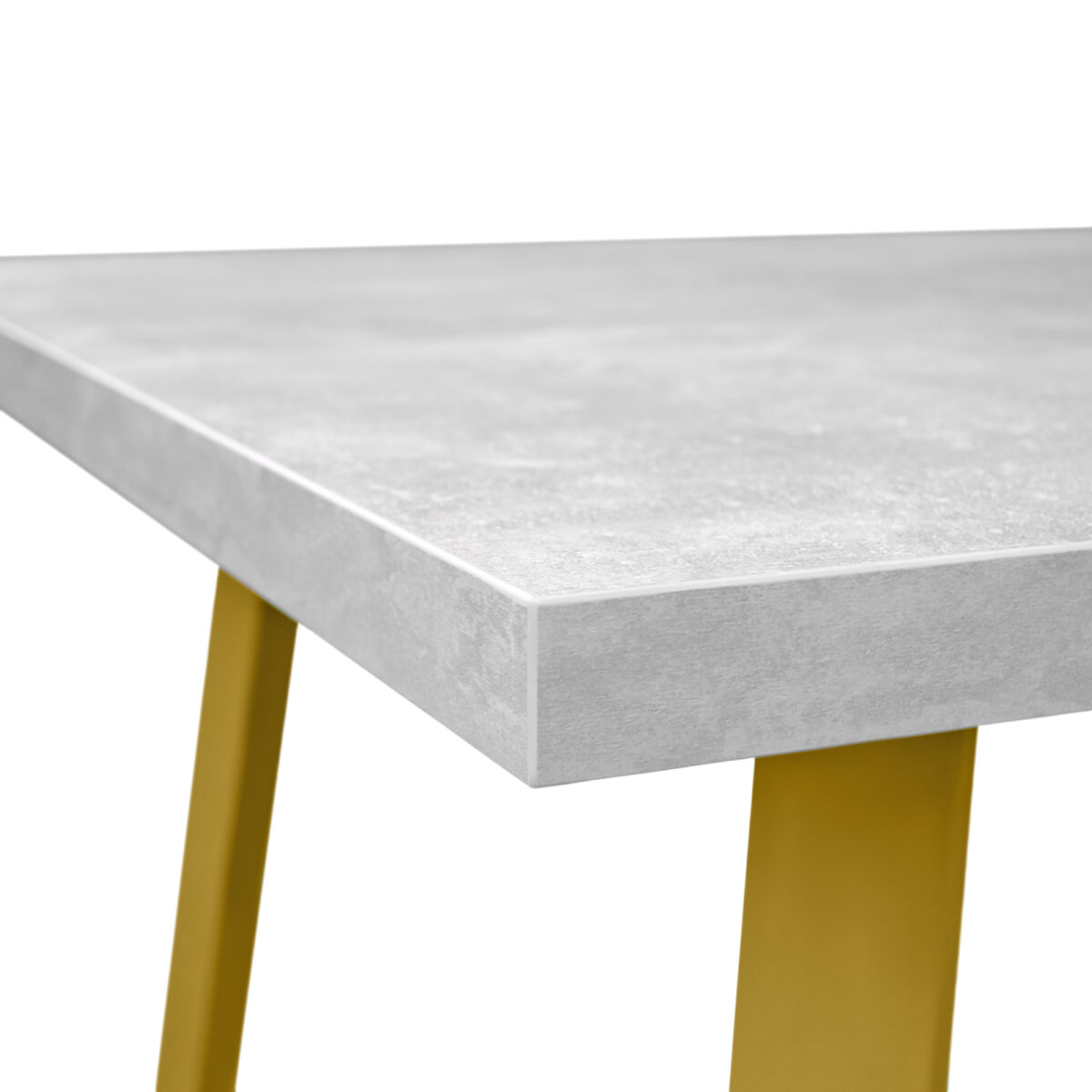 FRIDA Table Concrete + Golden Legs 180×90 - Image 8
