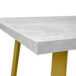 FRIDA Table Concrete + Golden Legs 180×90 - Image 8