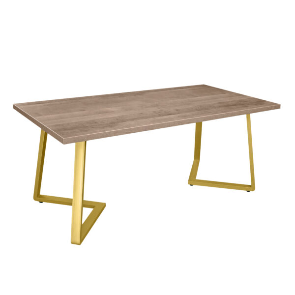 FRIDA Colonial Table + Golden Legs 180×90 Discover the FRIDA Colonial table with golden legs, perfect for your kitchen! Measuring 180×90 cm, this table combines the elegance of colonial style with modern functionality. Transform your culinary space with a touch of luxury!
