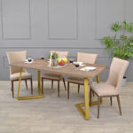 FRIDA Colonial Table + Golden Legs 180×90 - Image 2