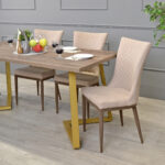 FRIDA Colonial Table + Golden Legs 180×90 - Image 3