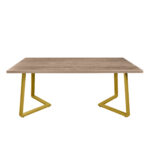 FRIDA Colonial Table + Golden Legs 180×90 - Image 5