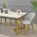 FRIDA Table Silk + Golden Legs 180×90 - Image 3