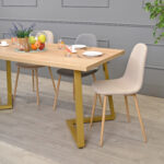 FRIDA Table Sonoma + Golden Legs 180×90 - Image 3