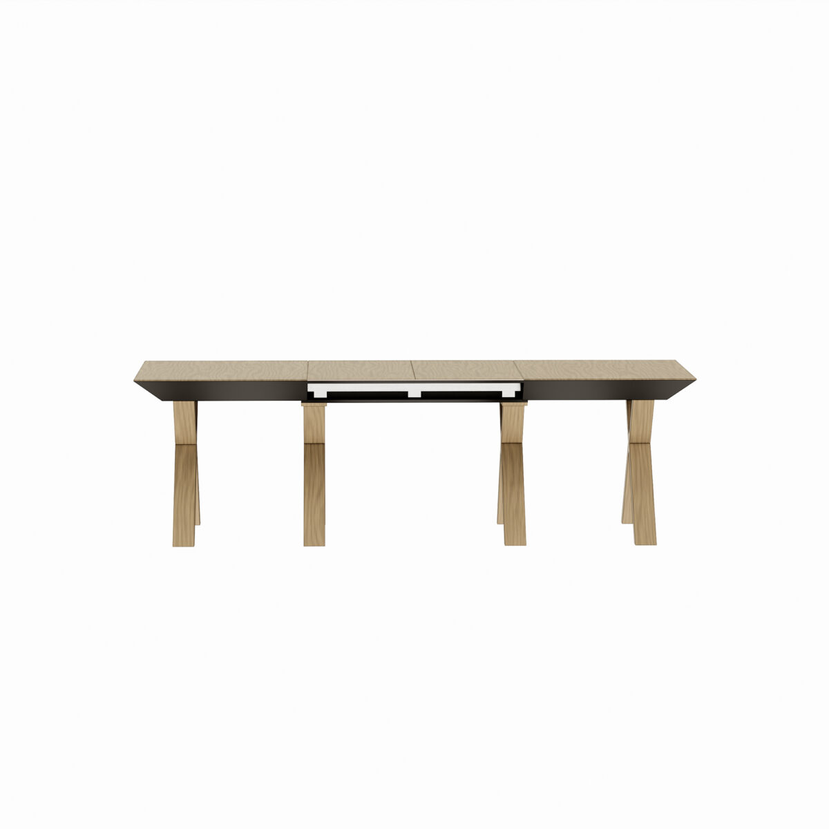 Madrid Extendable Table Natural Wood + Wood Legs - Image 5