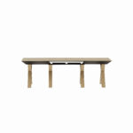 Madrid Extendable Table Natural Wood + Wood Legs - Image 5