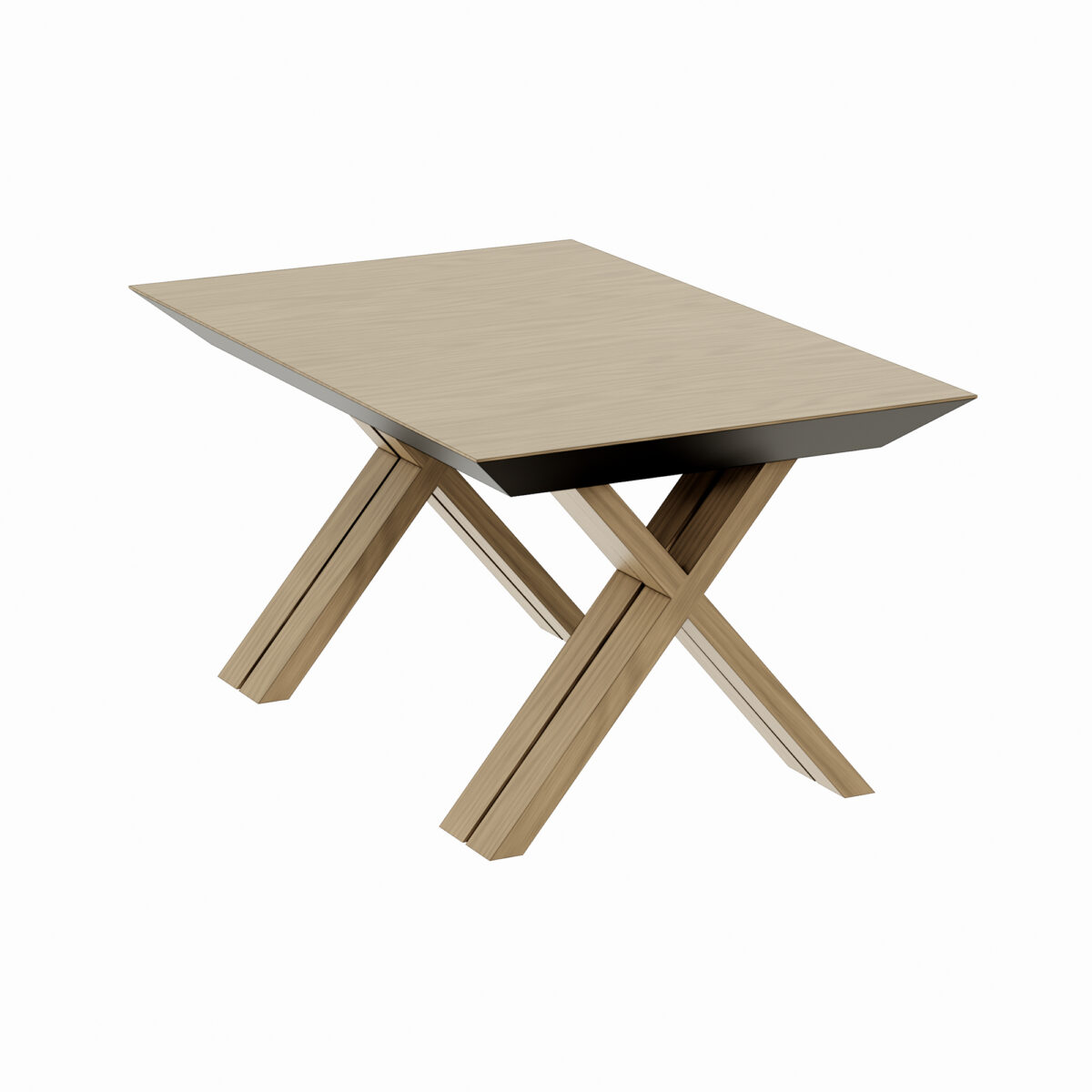 Madrid Extendable Table Natural Wood + Wood Legs - Image 8