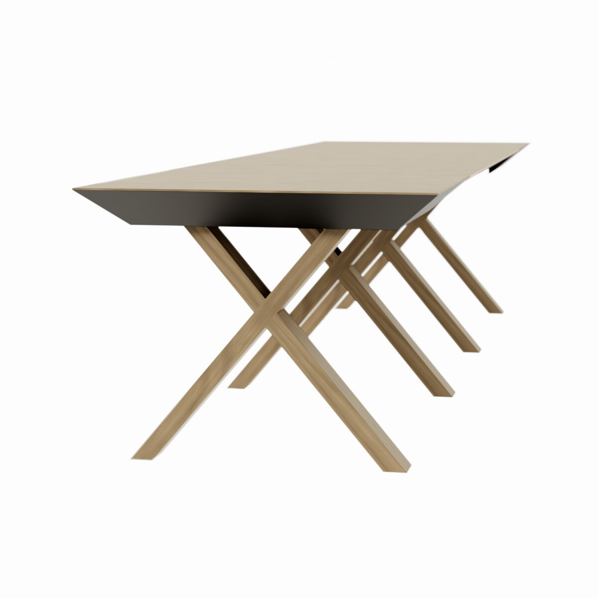 Madrid Extendable Table Natural Wood + Wood Legs - Image 9